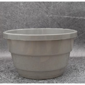 Кашпо подвесное 3,7л серое с крючком