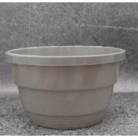 Кашпо підвісне 3,7л сіре з гачком Кашпо підвісне 3,7л сіре з гачком оптом и в розницу 1
