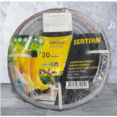 Шланг "Супер" прозорий плетений 1/2 20м Sertsan